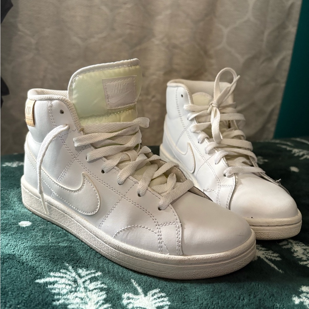 Nike White High-Top Sneakers
